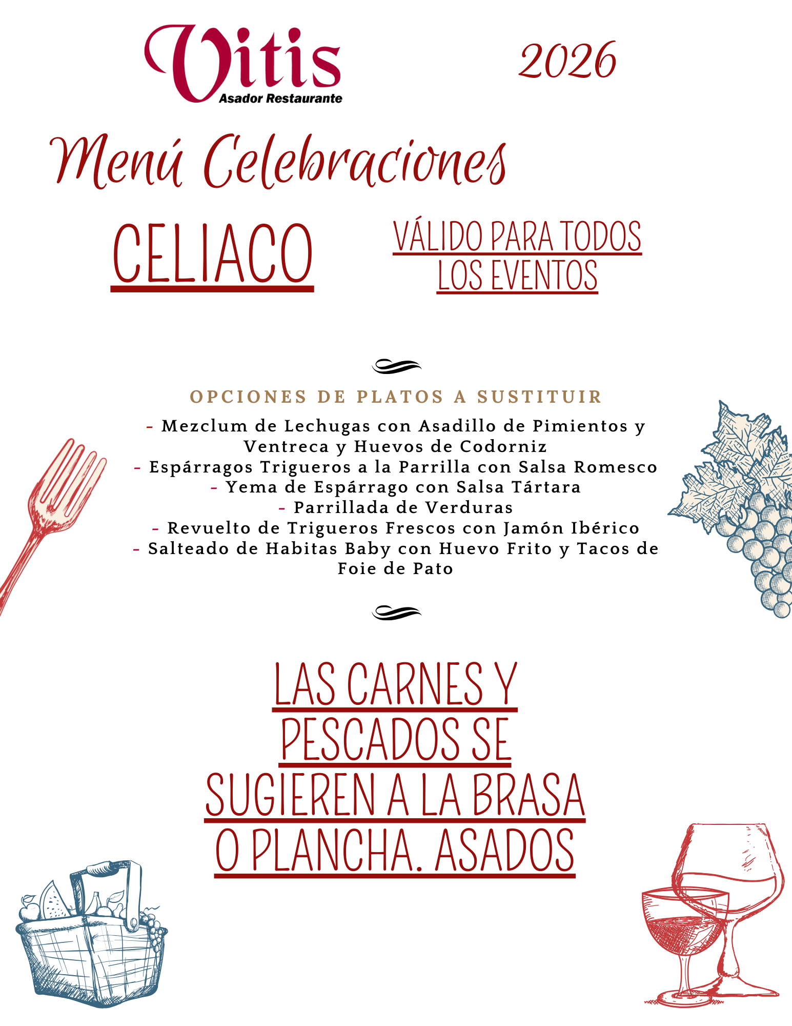 restaurante bodas bautizos comuniones arganda madrid celiaco