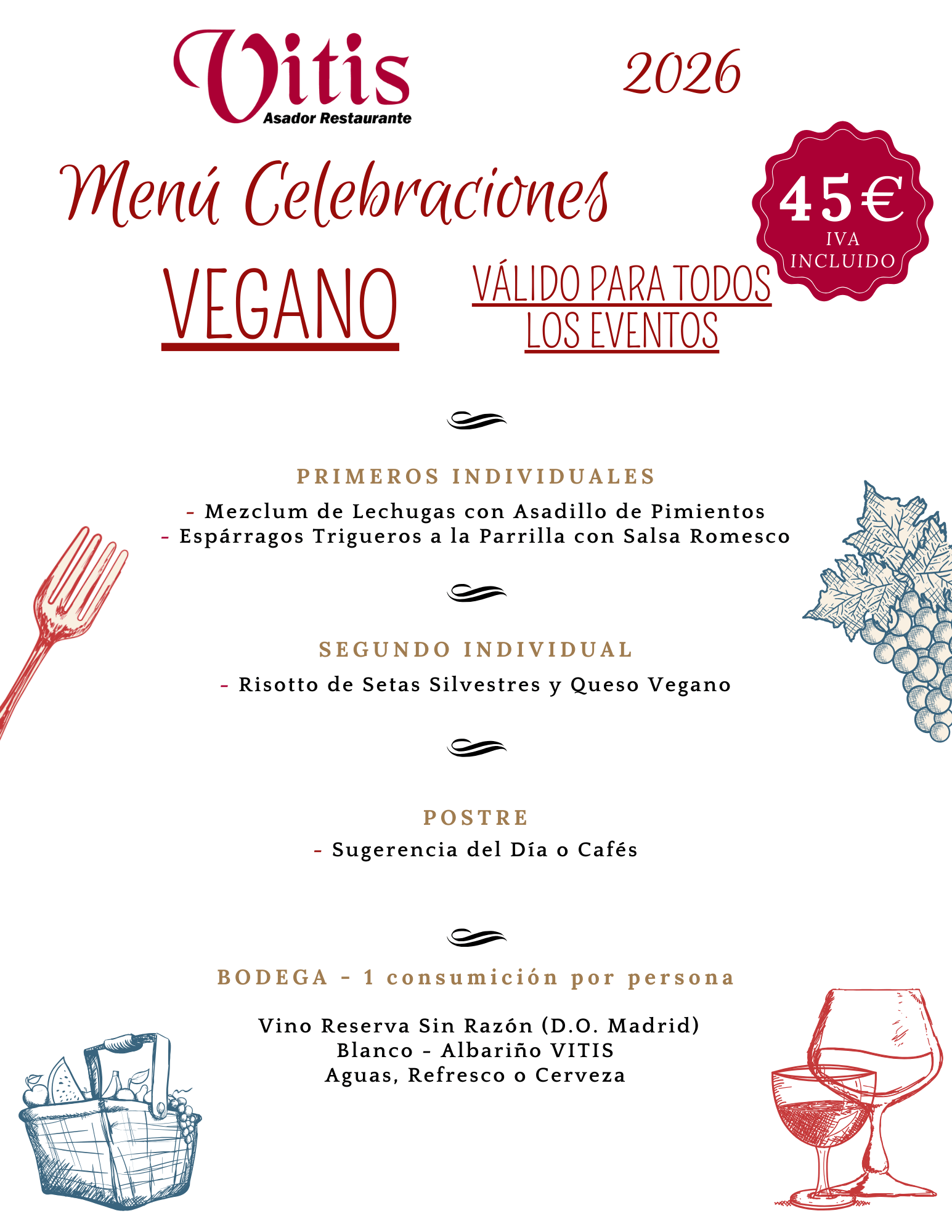 restaurante bodas bautizos y comuniones madrid vegano