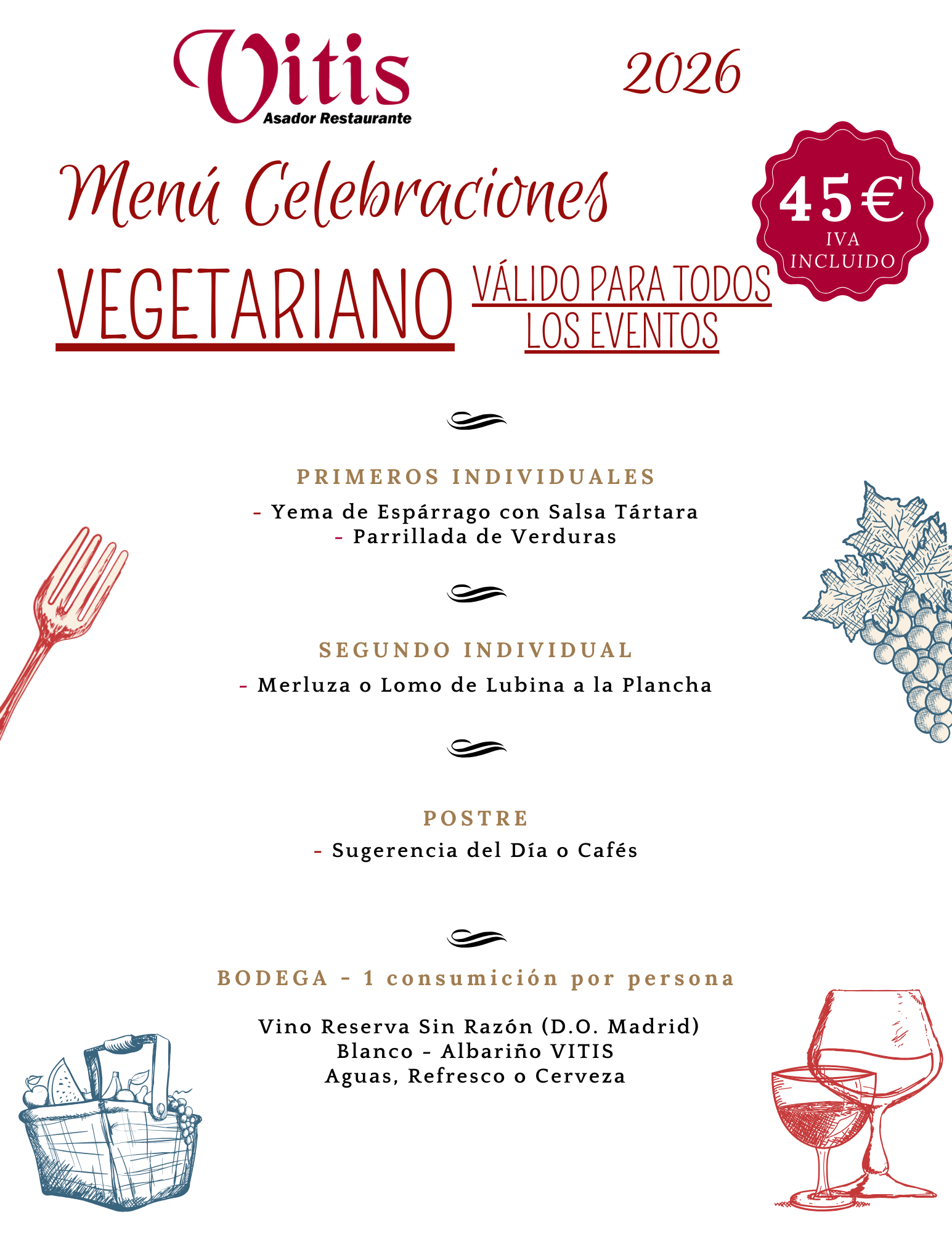 restaurante bodas bautizos y comuniones madrid vegetariano